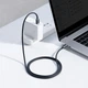 Кабель Baseus Crystal Shine Series Fast Charging Type-C to Type-C 100W (1.2m) black - зображення 4