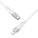 Кабель Proove Soft Silicone Type-C to Lightning 27W (1m) white - изображение 3