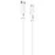 Кабель Proove Rebirth Type-C to Lightning 27W (1m) white - изображение 1