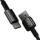 Кабель Baseus Tungsten Gold Fast Charging Lightning 2.4A (2m), Чорний - зображення 5