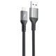 Кабель Proove ReGen Silicone USB to Lightning 2.4A (1m) black - зображення 1