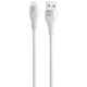 Кабель Proove Soft Silicone USB to Micro USB 2.4A (1m) white - изображение 1