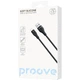 Кабель Proove Soft Silicone USB to Lightning 2.4A (1m) black - изображение 1