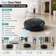 Робот пилосос Clean Smart Robot 1500W акумуляторний для сухого прибирання з віртуальною стіною чорний - зображення 4