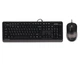 Комплект клавиатура + мышка A4Tech Fstyler F-1010, USB, Black-Grey - изображение 1