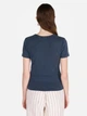 Футболка хлопковая женская Colin's CL1073924INV S Indigo (8684112601304) - изображение 2