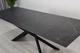 Стіл обідній розкладний MADISON CERAMIC 160(240)x90 см кераміка чорний матовий - зображення 8