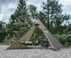 Палатка Naturehike CNK2300ZP025 огнестойкая 3000 мм с 2 входами для печки и зимы - изображение 4