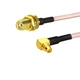 Пигтейл переходник SMA female – MMCX (20 см) для антенн, Wi-Fi, 4G, GPS - изображение 1