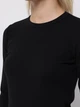 Лонгслив длинный женский Colin's CL1076452BLK XS Black (8684112838342) - изображение 4