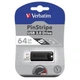 USB флеш накопитель Verbatim 64GB PinStripe Black USB 3.0 (49318) Verbatim 49318 1076533 - изображение 5