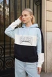 Женские Худи Стаф Серый Оверсайз С Логотипом Staff Heav Logo Mix3 Oversize L (400715) - изображение 1