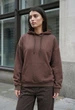 Женское Худи Стаф Коричневое Оверсайз Спортивное Staff Lav Brown Oversize S (400664) - изображение 4