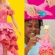 Набор для лепки Барби Показ мод Play-Doh Hasbro (G1356) — Пластилин с куклой Barbie - изображение 7