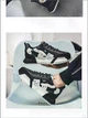 Мужские кроссовки Sneakers, повседневная обувь, кеды ЧЕРНОГО цвета, размер 47, Код 00-0945 - изображение 5