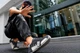 Мужские кроссовки Sneakers, повседневная обувь, кеды ГРАФИТОВОГО цвета, размер 47, Код 00-0936 - изображение 5