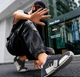 Мужские кроссовки Sneakers, повседневная обувь, кеды ГРАФИТОВОГО цвета, размер 47, Код 00-0936 - изображение 6