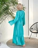 Жіноча довга пляжна туніка 1047, бірюзовий, one size - зображення 4