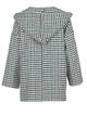 Жіноче двобортне пальто з широким капюшоном LadyLike 50 Зелений (ladlk2241865447441) - изображение 5
