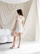 Жіноча міні сукня із мусліну Madonna Larionoff 42 Молочний (lar3551000002) - зображення 8