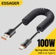 Кабель быстрой зарядки 100W 7A USB к Type C для автомобиля Essager - изображение 1