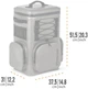 Терморюкзак Petromax Refrigerated Backpack 17л для кемпинга 6 дней холода водоотталкивающий neopren Grey - изображение 3