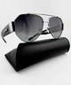 Мужские Солнцезащитные Очки THOM RICHARD TR9084 Col.04-G16 Polarized Авиаторы с Поляризацией Черные UV400 - изображение 7