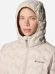 Kurtka puchowa damska zimowa Columbia Delta Ridge II Long Down Jacket 2088213278 XS Beżowa (195981208788) - obraz 6