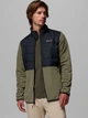 Kurtka przejściowa męska bez kaptura Columbia Basin Butte Full Zip Fleece II 2101761397 L Zielony/Czarny (195981338119) - obraz 5