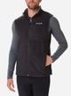 Bezrękawnik męski polarowy Columbia Fast Trek Fleece Vest 1460001009 S Czarny (195982609836) - obraz 1