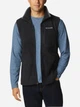 Bezrękawnik męski polarowy Columbia Fast Trek Fleece Vest 1460001009 S Czarny (195982609836) - obraz 3