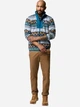 Bluza męska rozpinana streetwear polarowa Columbia Sequoia Grove II FZ Printed Fleece 2174071442 S Niebieska (199141361467) - obraz 2