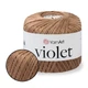 Пряжа YarnArt Violet Гляссе №15, ЯрнАрт Віолет турецька нитка для в'язання 100% бавовна для іграшок, пінеток, пледів і одягу спицями та гачком - зображення 1
