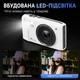 Цифрова камера CamPro X5 Біла 72 МП, 5K, Wi-Fi, автофокус, 16x цифровий зум, дисплей 2.8" - изображение 7