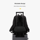 Рюкзак LEVEL8 Business Casual мужской для ноутбука 15.6", черный - изображение 3