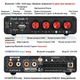 Підсилювач Douk Audio M4 + блок живлення 24 В - багатозонний 4-канальний 50Вт*4 - підтримка Line-Out та Line-in Bluetooth USB - зображення 9