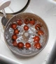 Відцентровий дуршлаг-мийка для ягід та овочів AquaVortex 3D - друк вихрова насадка бежевий - зображення 3