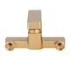 Смеситель для ванны Haiba KUBUS 009 (EURO) BRUSHED GOLD (HB9628) - изображение 1