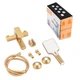 Смеситель для ванны Haiba KUBUS 009 (EURO) BRUSHED GOLD (HB9628) - изображение 6