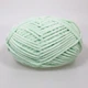 Пряжа плюшевая Popyarn Velvet (Попярн Вельвет) №022 Мята - 100% полиэстер, 100 г / 120 м, для пледов, игрушек, вязания спицами и крючком - изображение 3