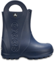 Дитячі крокси гумові чоботи Crocs Handle It Rain Boot Kids Blue Navy (25/26, синій) - изображение 3