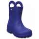 Дитячі крокси гумові чоботи Crocs Handle It Rain Boot Kids Blue (28/29, синій) - изображение 2
