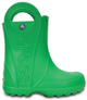 Дитячі крокси гумові чоботи Crocs Handle It Rain Boot Kids Green (22/23, зелений) - изображение 3