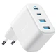 Зарядное устройство Anker 2xUSB-C + 2xUSB 50W white (A121EG21) - изображение 1