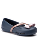 Дитячі крокси балетки для дівчинки Crocs Kids' Lina Charm Flat Navy/Pink (28-29, синій) - зображення 2