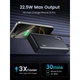 Батарея универсальная Ugreen 20000mAh 22,5W PD, 2хUSB-A, 2xUSB-C Black (PB312) (25683) - зображення 4