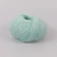 Lana Gatto Mohair Royal, Тала вода №30793 - італійська пряжа кід мохер з нейлоном, 25г / 215м, тонка, для павутинок, ажурних виробів, светрів - зображення 3