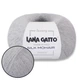Lana Gatto Silk Mohair, Голубой лед №6033 - премиальная тонкая пряжа, суперкидмохер с шелком, 25 г / 212 м, для вязания свитеров, шапок, шарфов - изображение 1