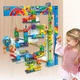 Розвиваючий конструктор лабіринт VTech Marble Rush Ultimate Vertical Run V100E 93 деталі 10 кульок від 4 років (SKU-325) - изображение 3