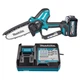 Минипила цепная аккумуляторная Makita UC029G BEO2 (15 см, 8 м/с, 590 Вт, BL, XGT 40 В, комплект) - изображение 1